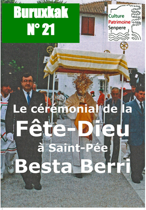 Page de couverture du Buruxkak n° 20 - Fête-Dieu à St Pée