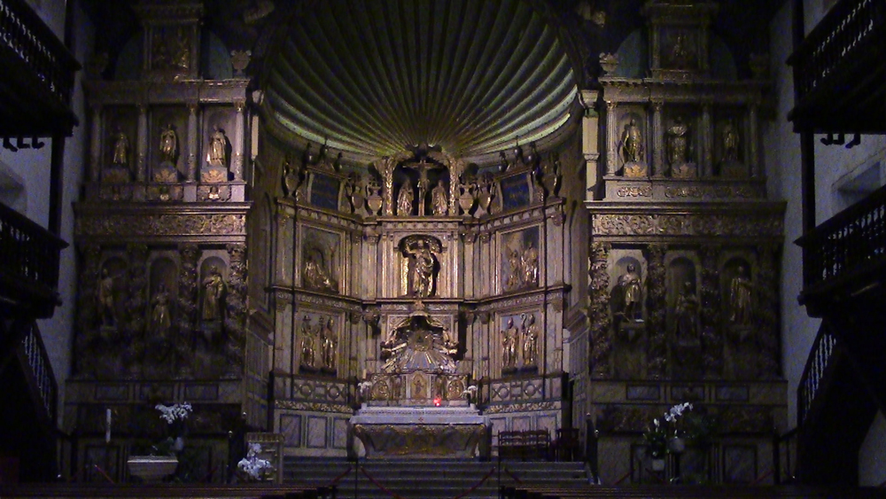Vue de l'intérieur de l'église de Saint-Pée-sur-Nivelle