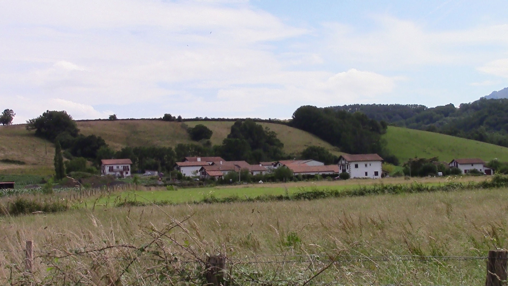 Vue du quartier d'Urguri de Saint-Pée-sur-Nivelle