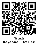 Tracé de Bayonne à St Pée