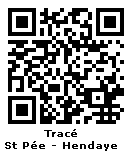 Tracé de St Pée à Hendaye
