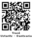 Tracé d'Ustaritz à Dantxaria