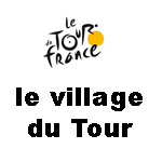 Bouton dans le village du Tour